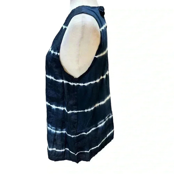 XCVI Holti Tank in Sonorous Wash Admiral - Light Linen Tie Dye - Size Small - Picture 5 of 8